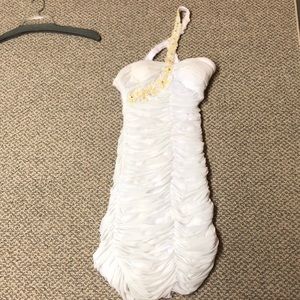 La Femme one shoulder dress